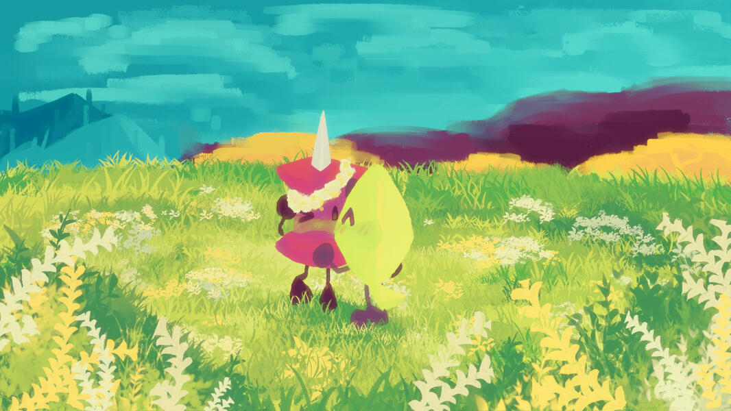 leafy and pin from battle for dream island